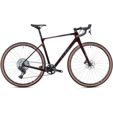Bicicletta da Gravel CUBE NUROAD C:62 SLT Sram Force eTap AXS-XX1 40 Denti Bordeaux 2023 0